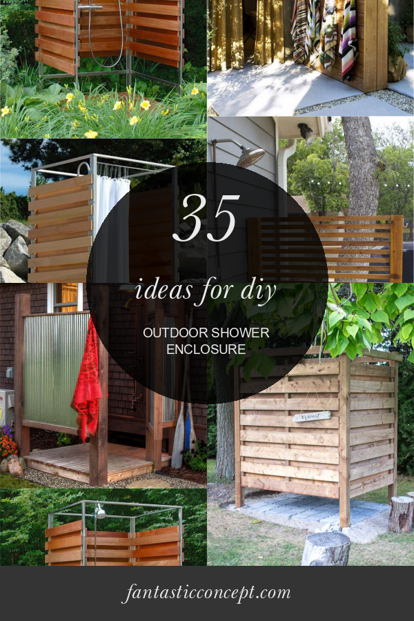 35 Ideas for Diy Outdoor Shower Enclosure Home, Family, Style and Art